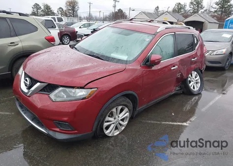 2014 Nissan Rogue Sv из США, поврежденный, VIN 5N1AT2MT2EC787451